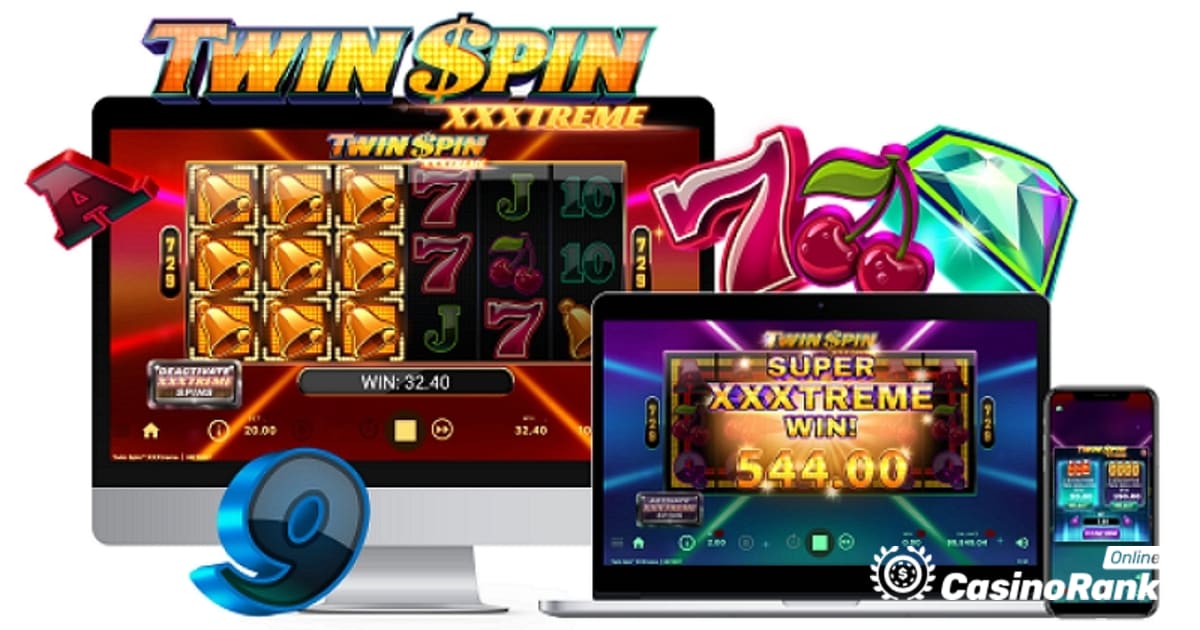 NetEnt มอบการเปิดตัวสล็อตที่ยอดเยี่ยมใน Twin Spin XXXtreme